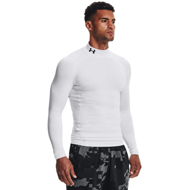 Ua Mens Ua Cg Armour Comp Mock White / / Black Md