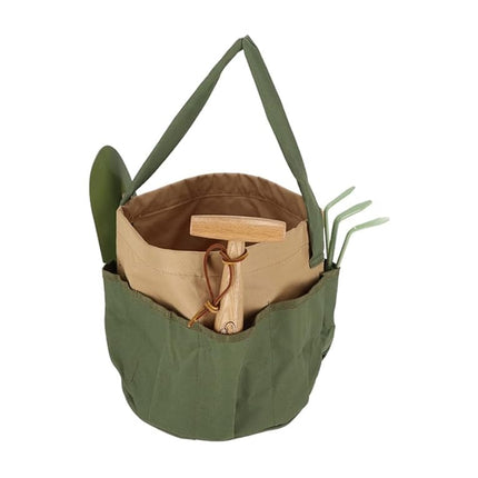 Esschert GT05 Design GT05 28 x 28 x 26cm Textile Garden Tools Bag - Green