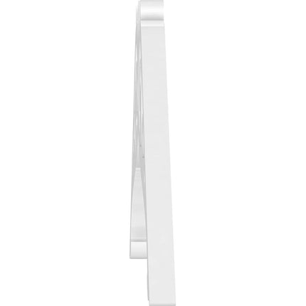 Ekena GPP072X015X100CRL Gable Pediment, Primed, 72" W x 15" H x 1" P (5/12)
