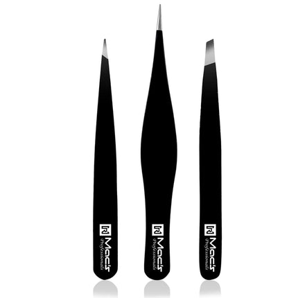 TWEEZERS SET - for Eyebrow Plucking, Ingrown Hair 