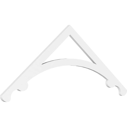 Pitch Legacy Architectural Grade PVC Gable Pediment, 60"W x 22 1/2"H x 1"P (9/12)