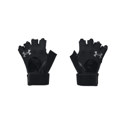 Under Armour M WEIGHTLIFTING GLOVES - Half Finger - Gloves - Black/Black/Pitch Gray - Size: MD