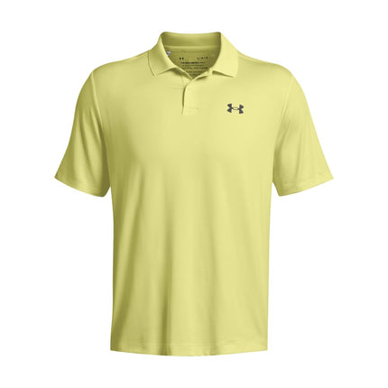 Under Armour Mens Golf Polo Shirt, (727) Sonic Yellow/Castlerock, XS
