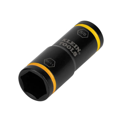 Klein Tools 66075 Impact Driver Flip Socket, 11/16- and 5/8-Inch Sizes, Use with Klein Tools Compact Impact Wrenches BAT20CW, BAT20CW1