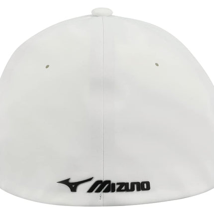 Mizuno Women's Tour Delta Fitted Hat, White/Black, L/XL