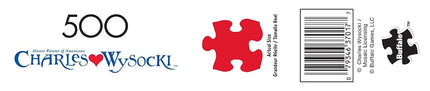 Buffalo Games Jigsaw Puzzles for Adults 500 Pieces - Charles Wysocki - Nantucket 4th of July - Hard Adult Puzzle with Reference Poster, Fun, Unique & Challenging for All Abilities, Large 21.25 x 15