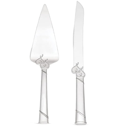 Lenox 812615 True Love Cake Knife & Server, Metall