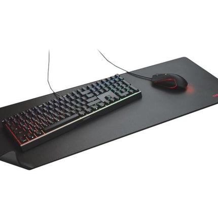 CHERRY MP 2000, Premium Fabric Mouse Pad in XXL (800 x 350 x 5 mm), Smooth Surface for Precision, Stitched Edges, Non-Slip, Rollable, Black