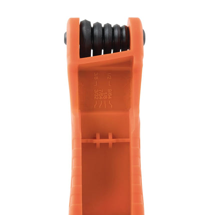 KLEIN TOOLS 70553 Juego de 3 Llaves Allen Plegables Profesionales, Tamaños Métricos, SAE, Torx, 31 Llaves, Acero de Aleación Termotratado de Resistencia Industrial