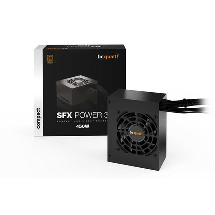 be quiet! SFX Power 3 450W, 80 PLUS Bronze efficiency, power supply, SFX