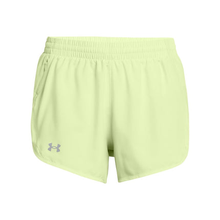 Under Armour Womens Fly by 3 Shorts Retro Green L