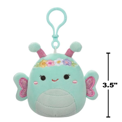 Squishmallows 3.5" Easter Clip-On Reina the Butterfly