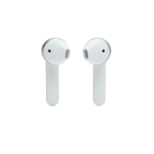 JBL Tune 225TWS True Wireless Earbud Headphones Pure Bass Sound, Bluetooth, 25H Battery, Dual Connect, Native Voice Assistant (White)
