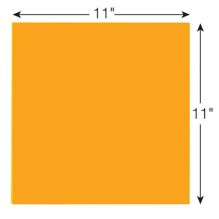 Post-it Super Sticky Big Notes, 11 in x 11 in, 1 Pad, 2X The Sticking Power, Neon Orange (BN11O)