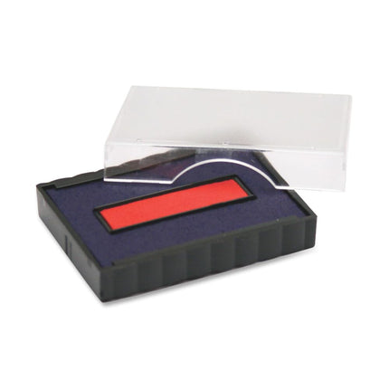Trodat 150880 Cartucho de tinta de repuesto Printy para 6/4750/2 rojo y azul [Paquete de 2]