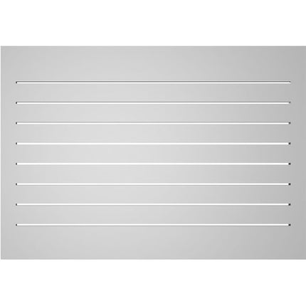 40"W x 28"H Rectangle Surface Mount PVC Gable Vent: Functional, w/ 2"W x 2"P Brickmould Sill Frame