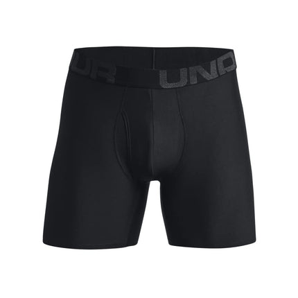 Under Armour Men's Standard Tech 6-Inch Boxerjock, Multipack, Black (004)/Tent, 5X-Large