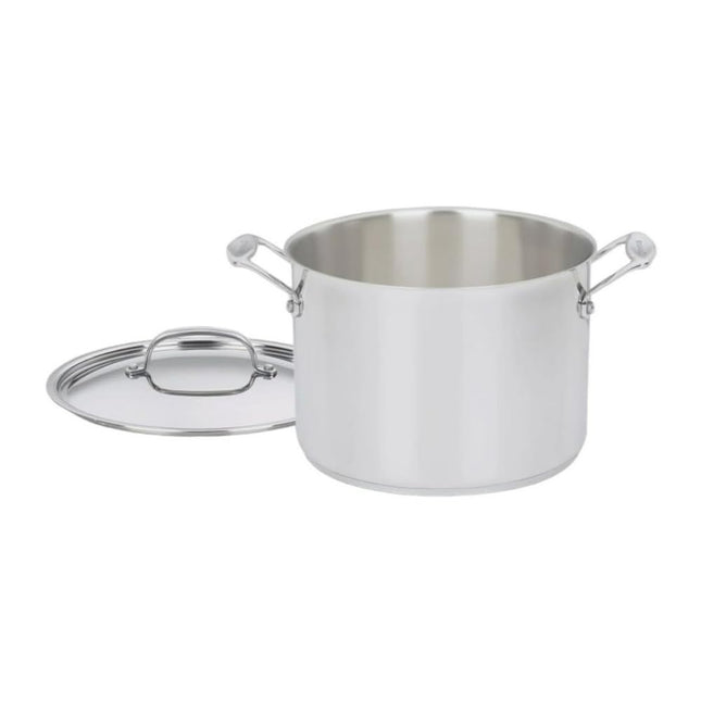 CUISINART 766-24 Chef's Classic 8-Quart Stockpot with Cover, Silver