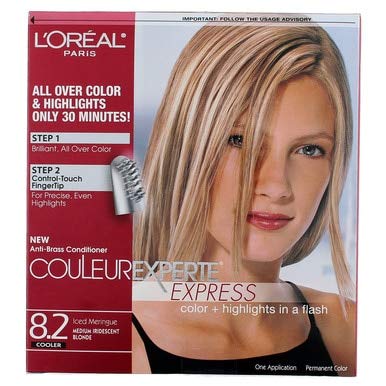 L'Oréal Paris Couleur Experte Hair Color + Hair Highlights, Medium Iridescent Blonde - Ice