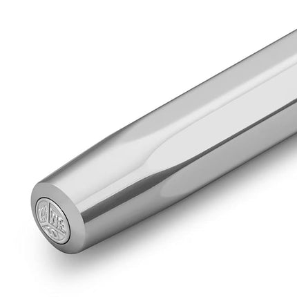 Kaweco AL SPORT Gel/Ballpoint Pen Raw I Pen Including 0.7 mm Rollerball Pen Refill in Classic Design with Ceramic Ball I Premium Aluminium Gel Roller 13 cm