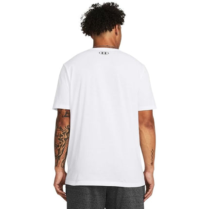 Under Armour UA Sportstyle Logo Update SS - Short Sleeve - Tops - White/Black - Size: MD