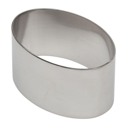 Ateco Stainless Steel Oval Form High Food Mould, 3