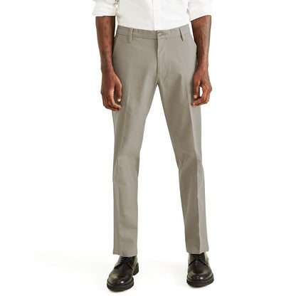 Pantalones casuales Dockers Smart 360 Flex D2 de ajuste recto para hombre, caqui de trabajo, color beige safari (elástico) - Tan, 32W x 32L