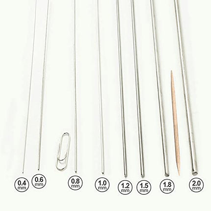 VIGAN 1PCS 10M Stainless Steel Spring Wire Hard Wire Rope Single Full Hard Wire 0.3-3MM Spring Steel Wire (2MM)