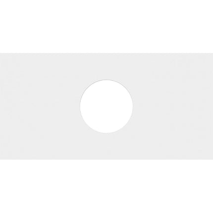 24"W x 12"H x 6"ID x 8 1/4"C x 1"P Rectangle Architectural Grade PVC Contemporary Ceiling Medallion