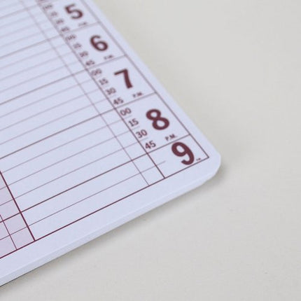 Notebook Planner, 8 Column Appointment Book – Large 16.25" x 13.5" Undated 2024 Planner, Daily & Hourly Planner in 15 Minute Increments – Spiral Notebook Organizer for Scheduling Appointments (8