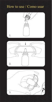 EZ Squeeze Eye Drop Guide, Bottle Dispenser, Aid, and Squeezer