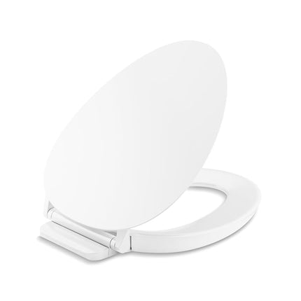 KOHLER 57777-WCF-0 K-57777-WCF-o Cymbal Readylatch Quiet-Close Toilet seat, Elongated, White