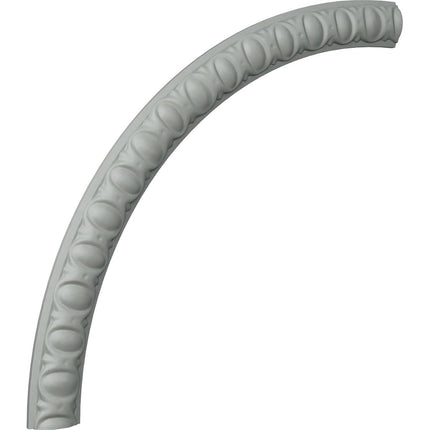 Ekena Millwork CR22MD Middlesborough Roof Ring for Eggs and Darts - 1/4 Full Circle - White