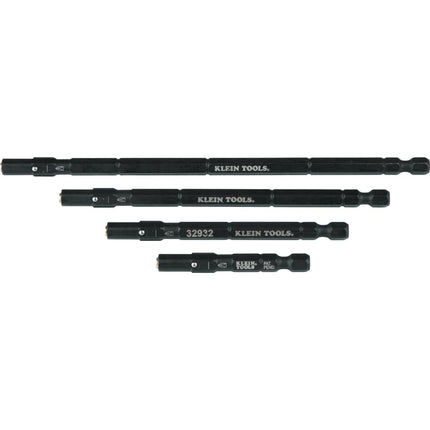 Klein Tools 32944 Flip Socket Replacement Hex Shafts for Klein Flip Sockets, 2-Inch to 6-1/2-Inch, 4-Pack