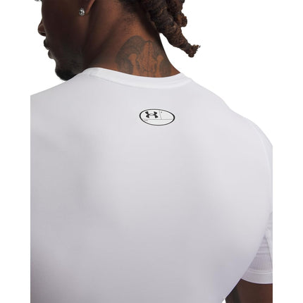 Under Armour Mens UA HG Armour Comp SS, short-sleeved sports t-shirt for men, comfortable and lightweight gym clothes for workouts