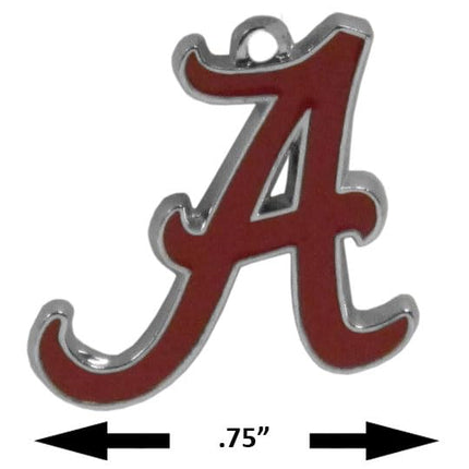 NCAA Siskiyou Sports Womens Alabama Crimson Tide Fan Bead Dangle Earrings One Size Team Color,black