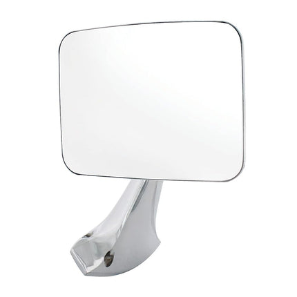 United Pacific C707202-LED Exterior Mirror w/Hidden Built-In Turn Signal Arrow for 1970-72 Chevy & GMC Truck, Stainless Steel, 12V - Passenger Side