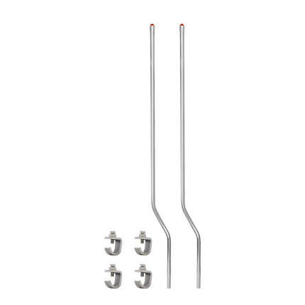 United Pacific 86070 Steel Bumper Guide Kit with D