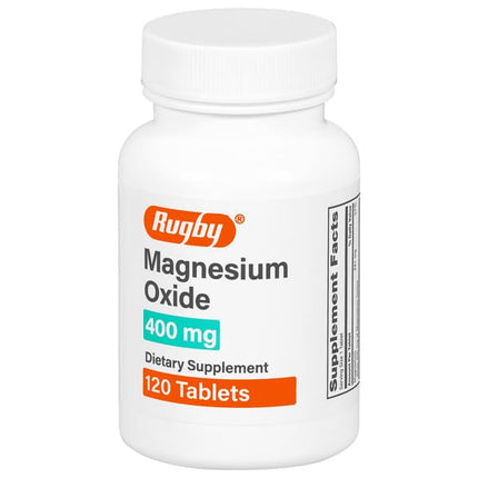 Rugby Magnesium Oxide 400mg Dietary Supplement - 1