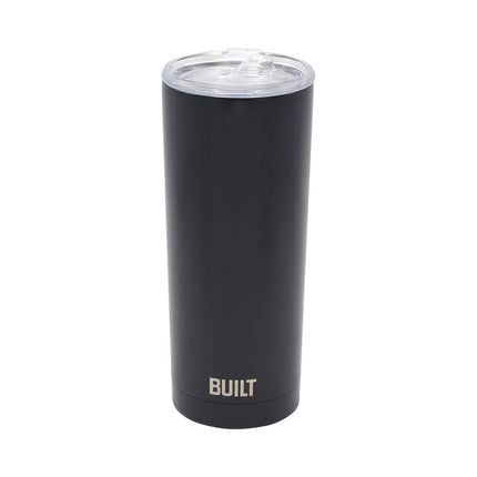 BUILT Beast Double Walled Stainless Steel Tumbler, 20-Ounces, Black