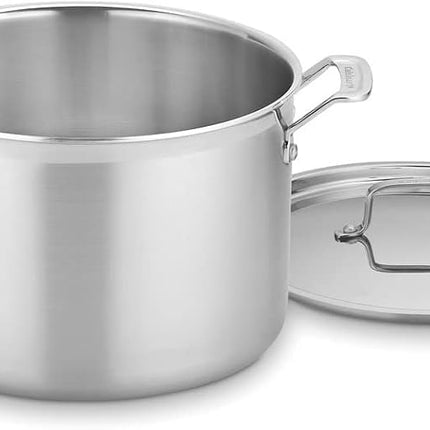 CUISINART MCP66-28N MultiClad Pro Stainless 12-Quart Stockpot with Cover, Silver