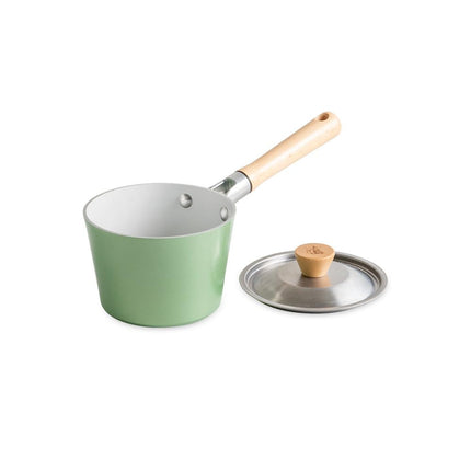 Nordic Ware Cardamom Ceramic Nonstick 1.5 Quart Saucepan with Lid
