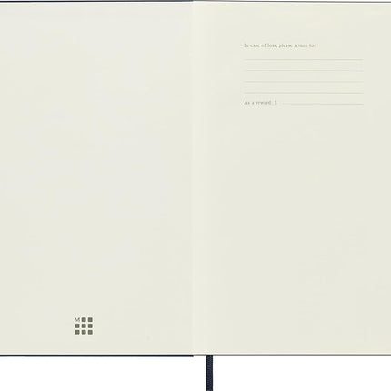 MOLESKINE - 2025-12 Month Daily Hard Cover Diary - Large - Sapphire Blue