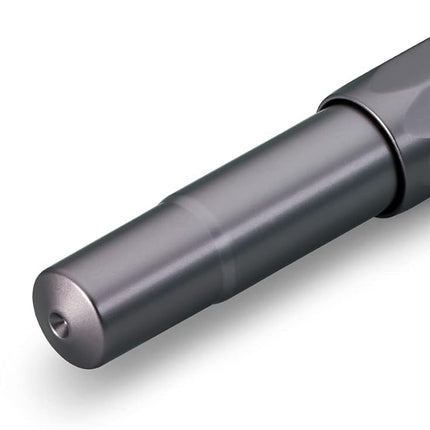 Kaweco AL SPORT Gel/Ballpoint Pen Anthracite I Pen Including 0.7 mm Rollerball Pen Refill in Classic Design with Ceramic Ball I Premium Aluminium Gel Roller 13 cm
