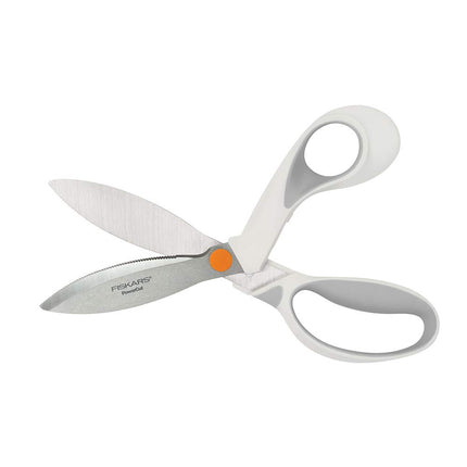Fiskars Crafts PowerCut Softgrip Shears (9, White/
