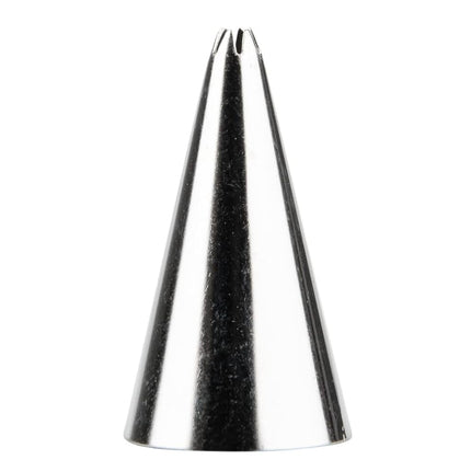 Restaurantware-Pastry Tek Piping Tip, 1 Open Star Decorating Tip - #17, Dent-Resistant, Stainless Steel Icing Tip, Dishwasher-Safe, Decorate Cupcakes, Cakes, or Cookies