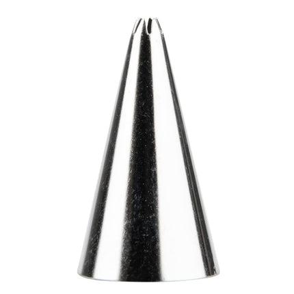 Restaurantware-Pastry Tek Piping Tip, 1 Open Star Decorating Tip - #17, Dent-Resistant, Stainless Steel Icing Tip, Dishwasher-Safe, Decorate Cupcakes, Cakes, or Cookies