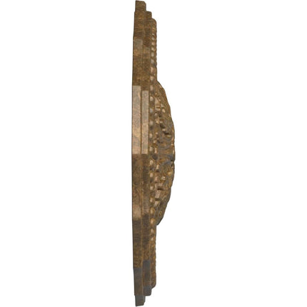 Ekena Millwork CM16OXRZS Oxford Ceiling Medallion, Rubbed Bronze