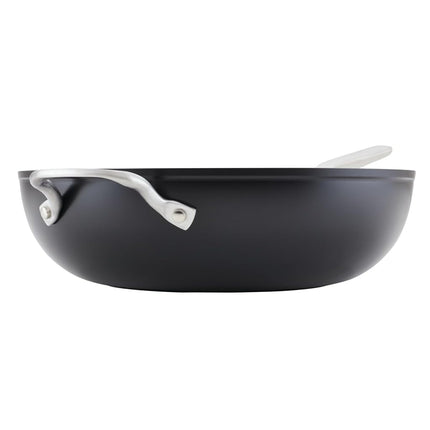 KitchenAid Hard-Anodized Nonstick Stir Fry Pan/Wok, 12.25-Inch, Matte Black