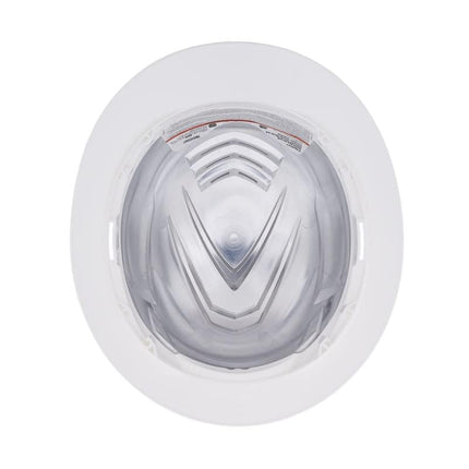 MSA 10215828 V-Gard C1 Vented White Full Brim Hard Hat with ReflectIR Cooling Thermal Barrier and Fas-Trac III Suspension - Uses Highly Innovative Cooling Features to Help Alleviate Heat Stress